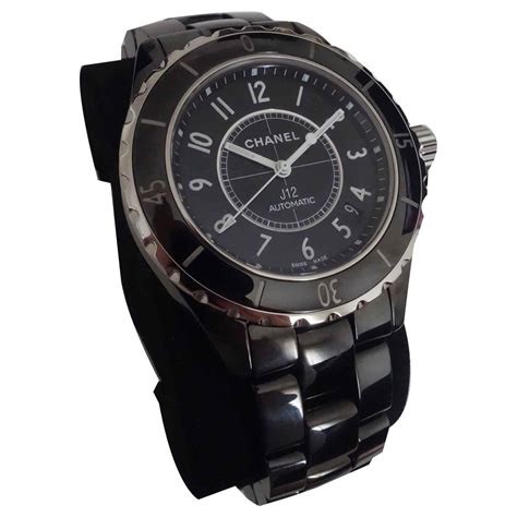 montre chanel ceramique noire|chanel horlogerie j12.